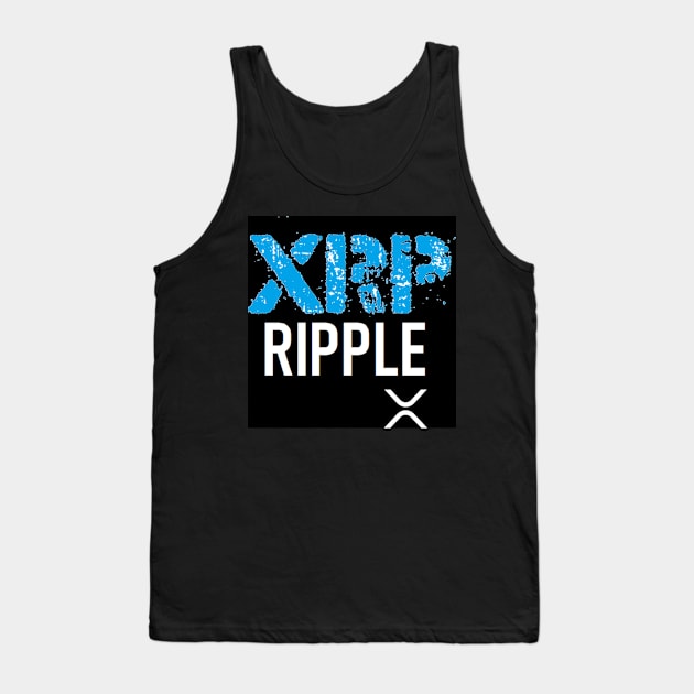 Ripple XRP (Front & Back Designs) Tank Top by DigitalNomadInvestor